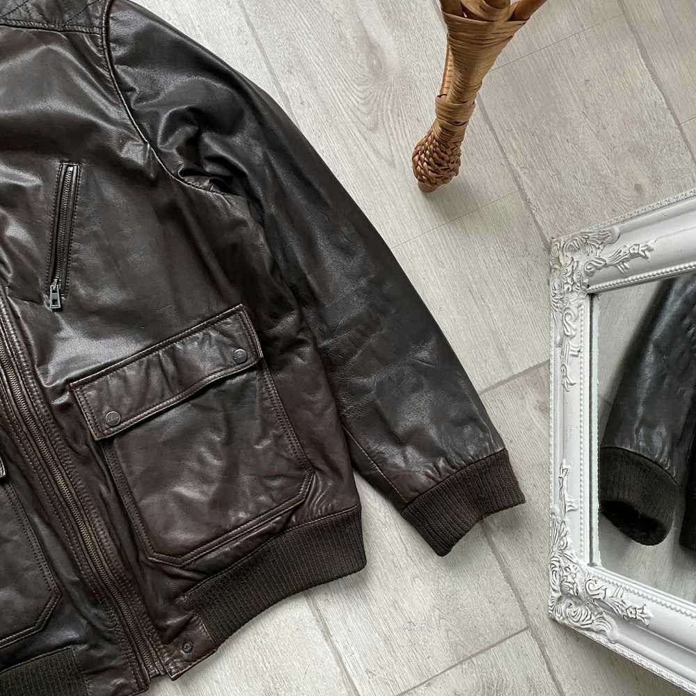 Designer × Leather Jacket × Vintage Vintage Strel… - image 4