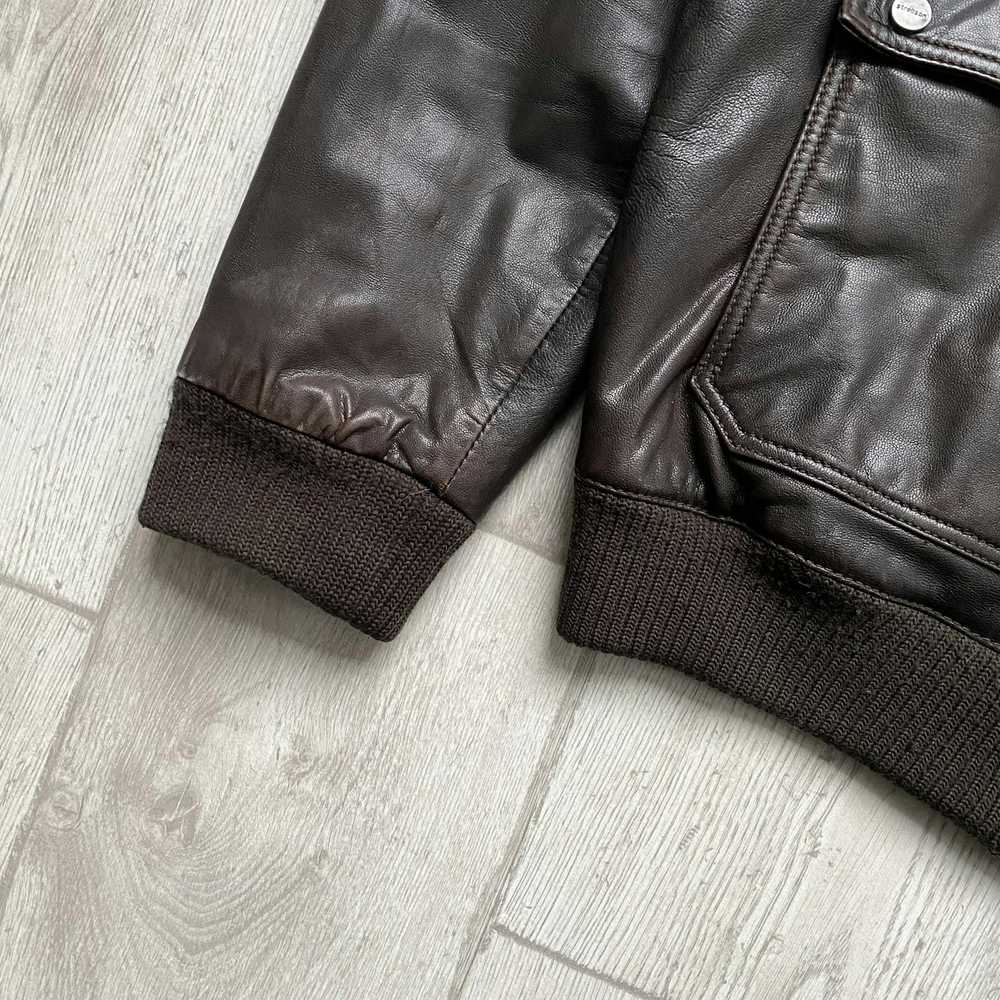 Designer × Leather Jacket × Vintage Vintage Strel… - image 6