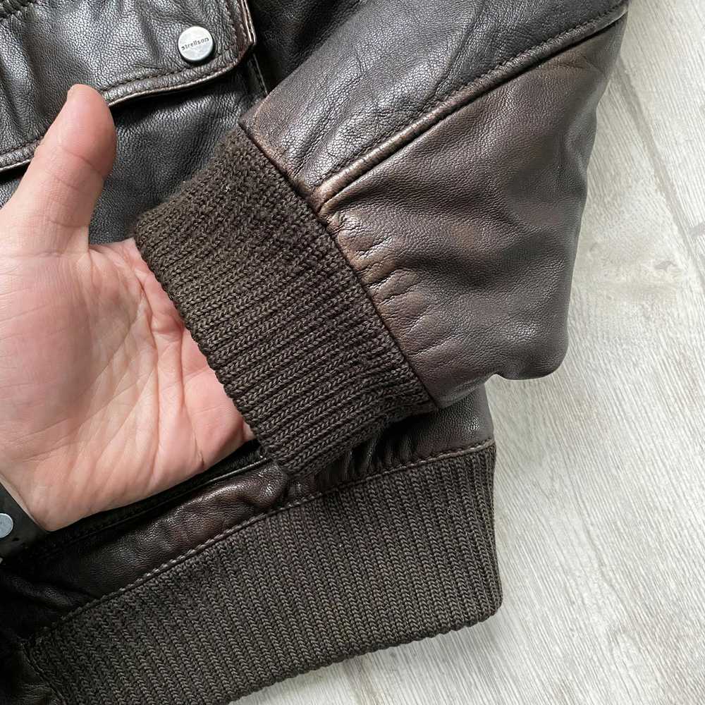 Designer × Leather Jacket × Vintage Vintage Strel… - image 7