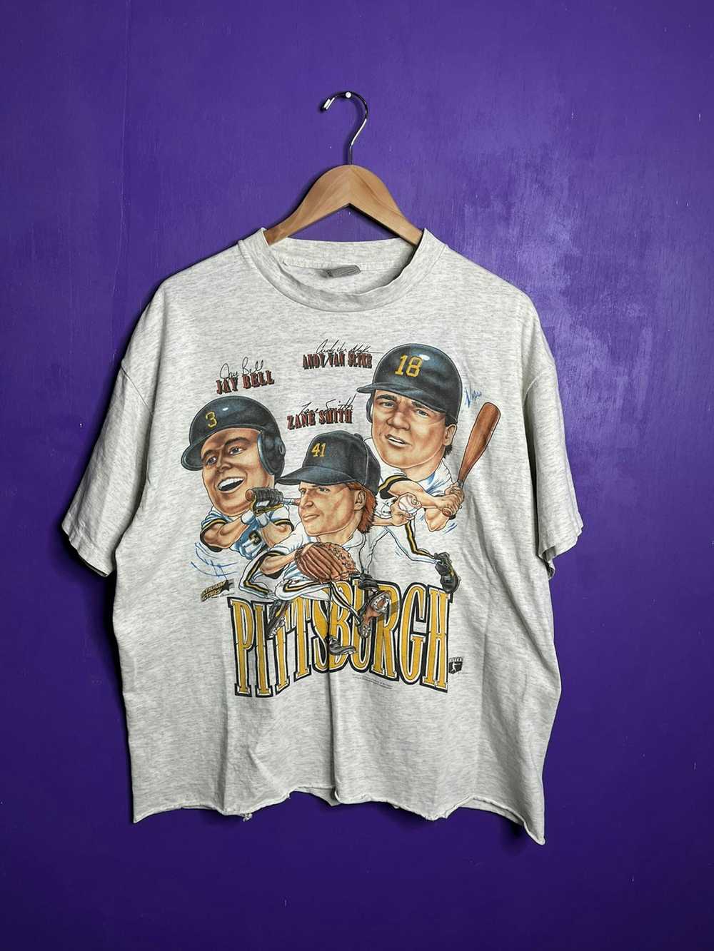 MLB × Made In Usa × Vintage Vintage 90s Pittsburg… - image 1