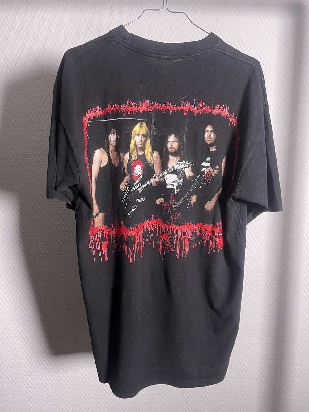 Band Tees × Vintage 1990 Slayer Root of All Evil … - image 2