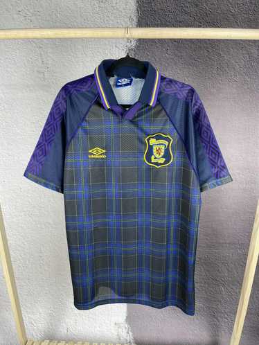 Soccer Jersey × Umbro × Vintage Umbro Scotland 19… - image 1