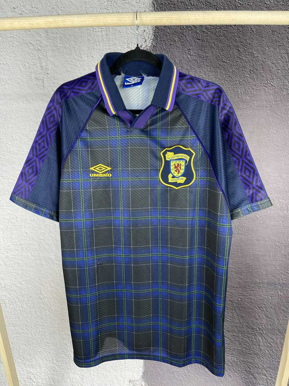 Soccer Jersey × Umbro × Vintage Umbro Scotland 19… - image 2