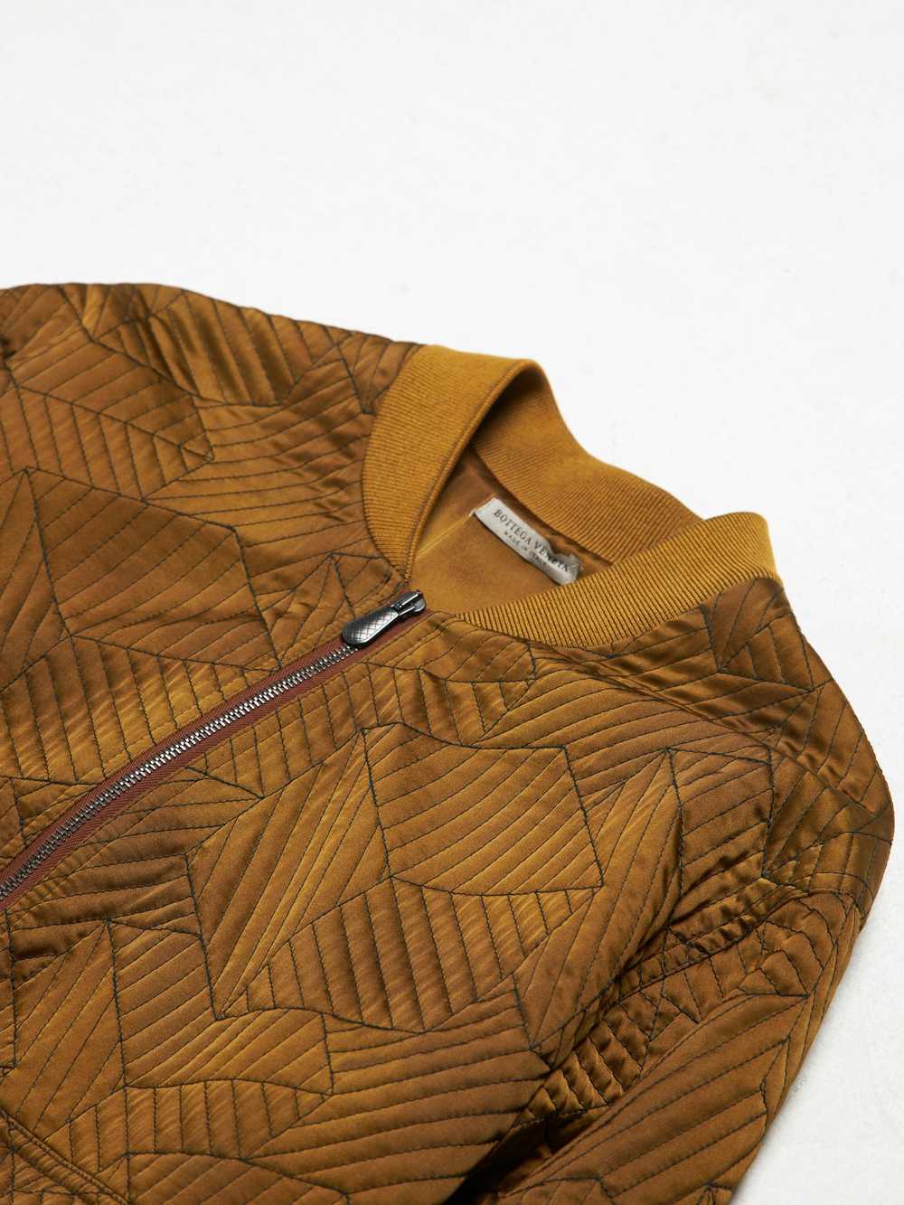 Bottega Veneta Abstract Geometric Stiched Bomber - image 3