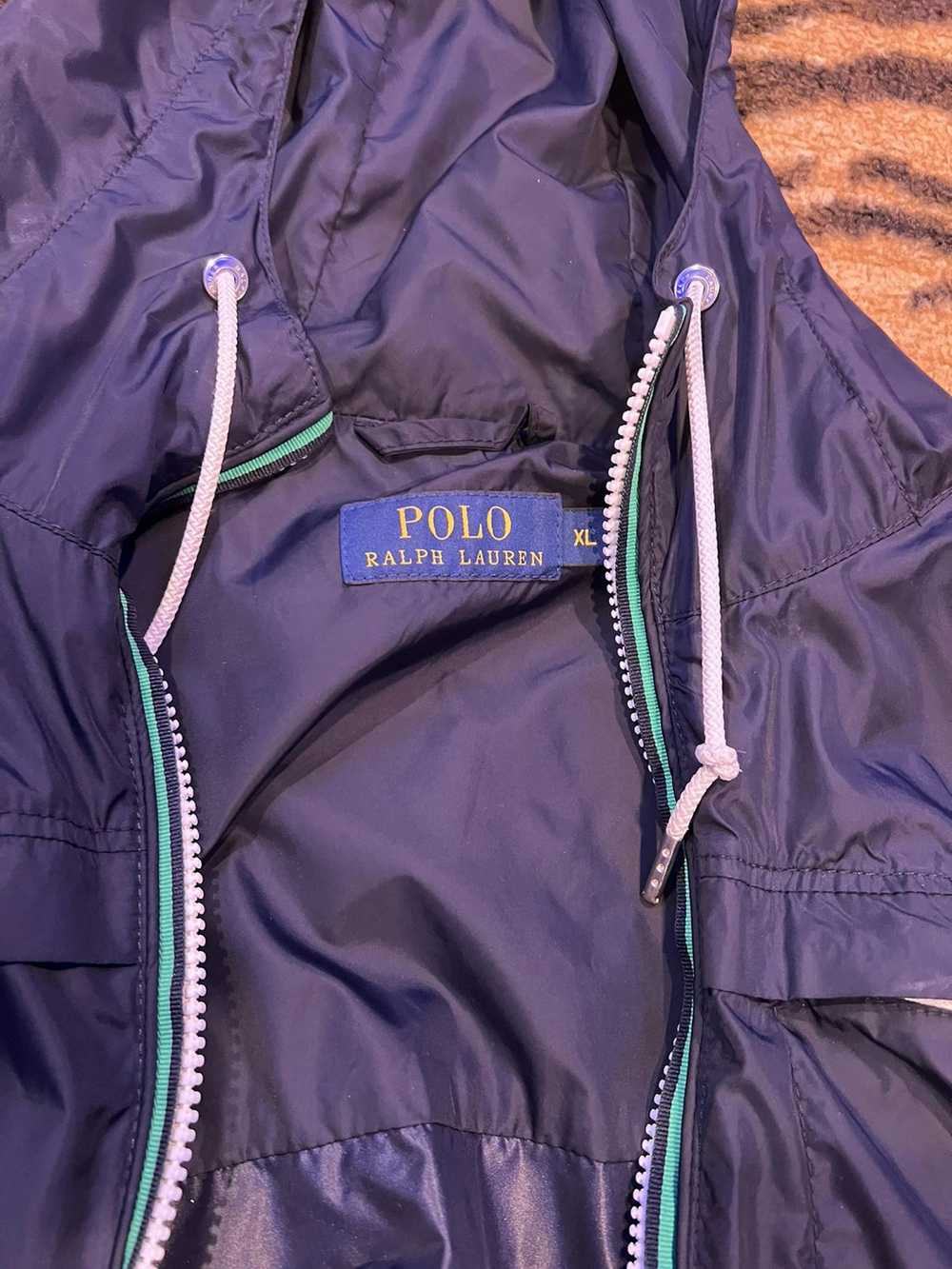 Polo Ralph Lauren Polo Ralph Lauren Navy Raincoat - image 5