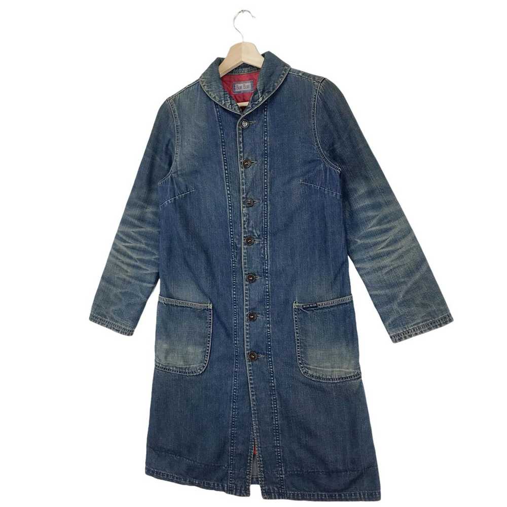 Blue Blue Japan Blue blue Japan Parka Denim Jacket - image 2