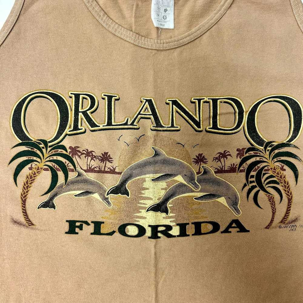 Unkwn ORLANDO Florida 1994 Tank Top ISLAND DOLPIN… - image 5