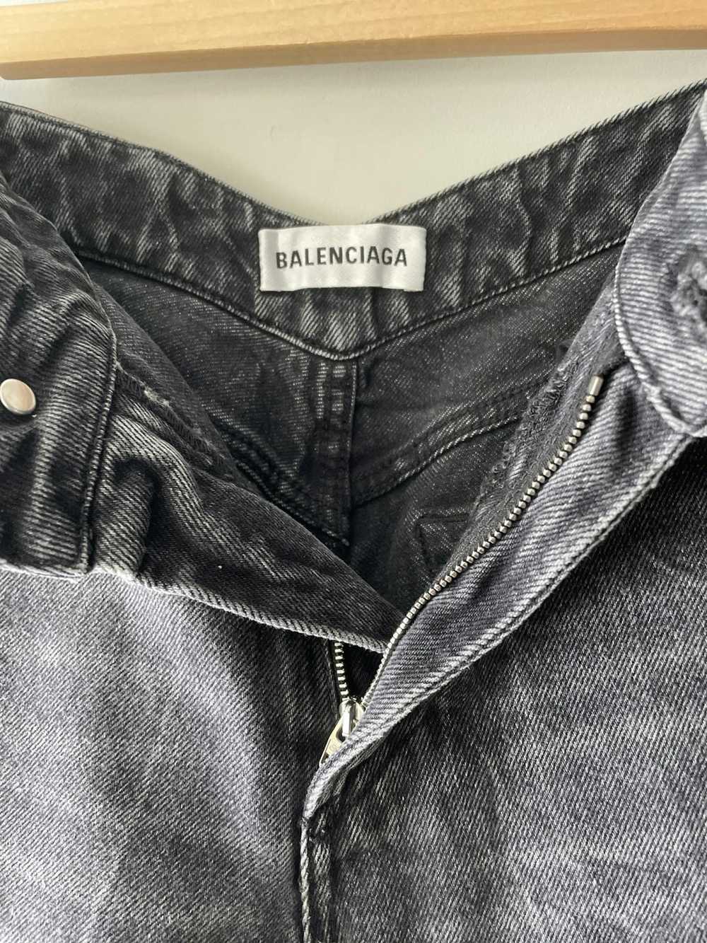 Balenciaga Black Balenciaga washed Jeans - image 5