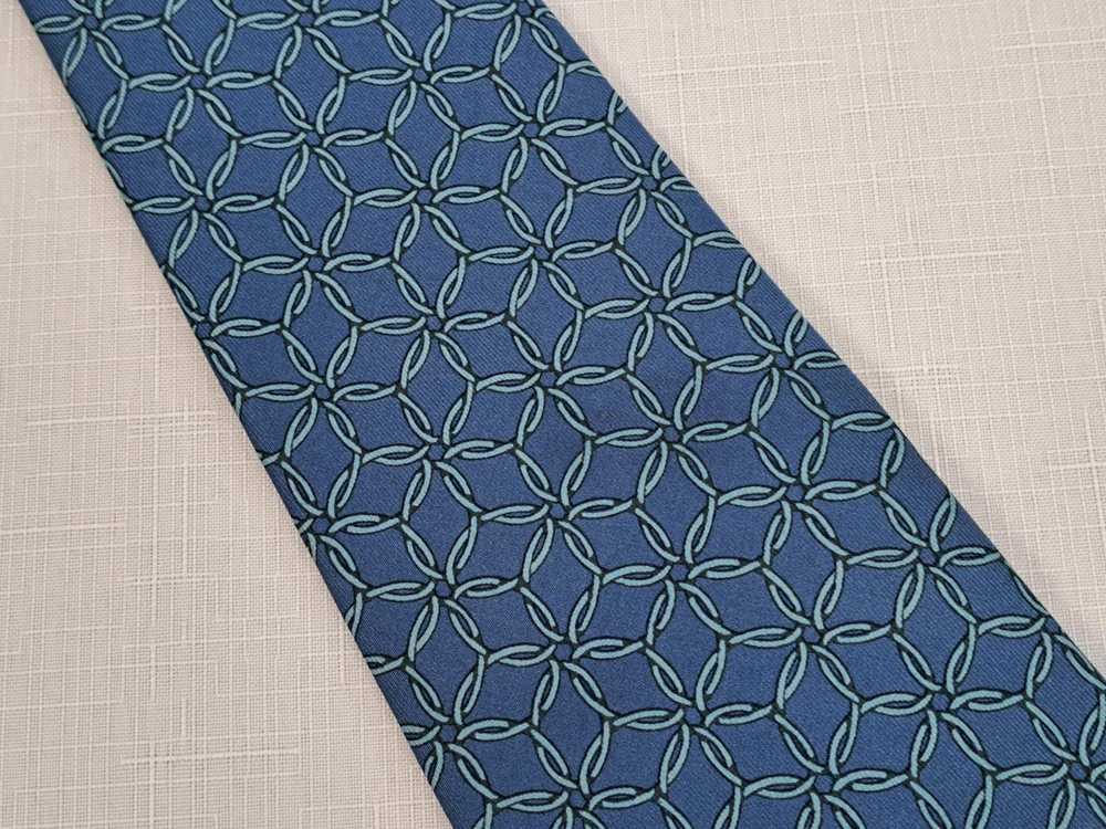 Hermes × Vintage Vintage HERMES Paris silk tie 64… - image 11