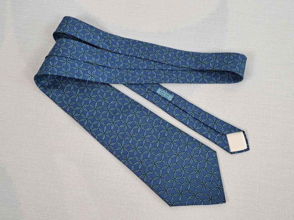 Hermes × Vintage Vintage HERMES Paris silk tie 64… - image 3