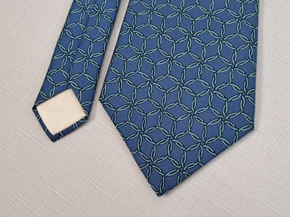 Hermes × Vintage Vintage HERMES Paris silk tie 64… - image 9