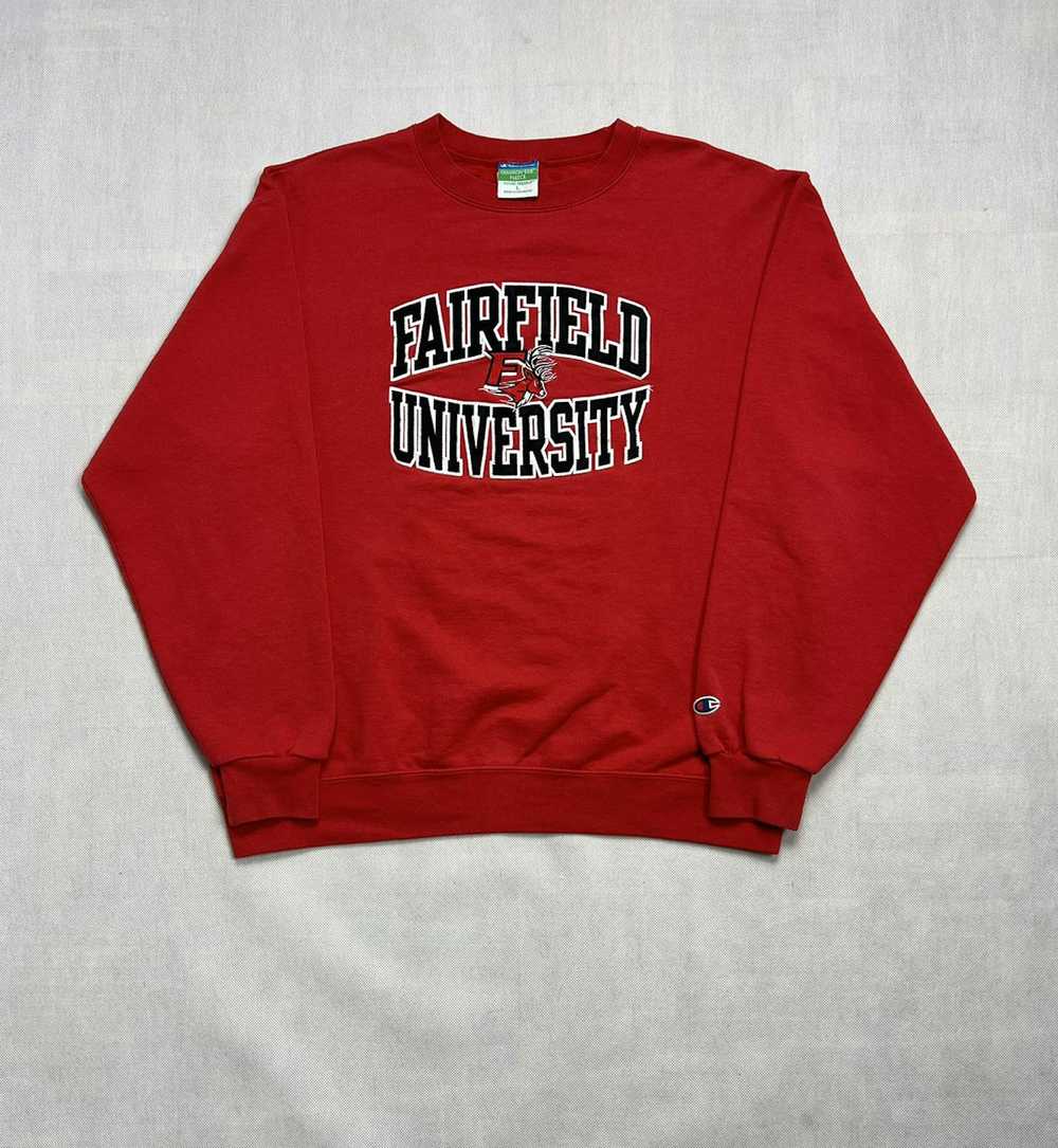 Champion × Vintage Sweatshirt Champion Fairfield … - image 1