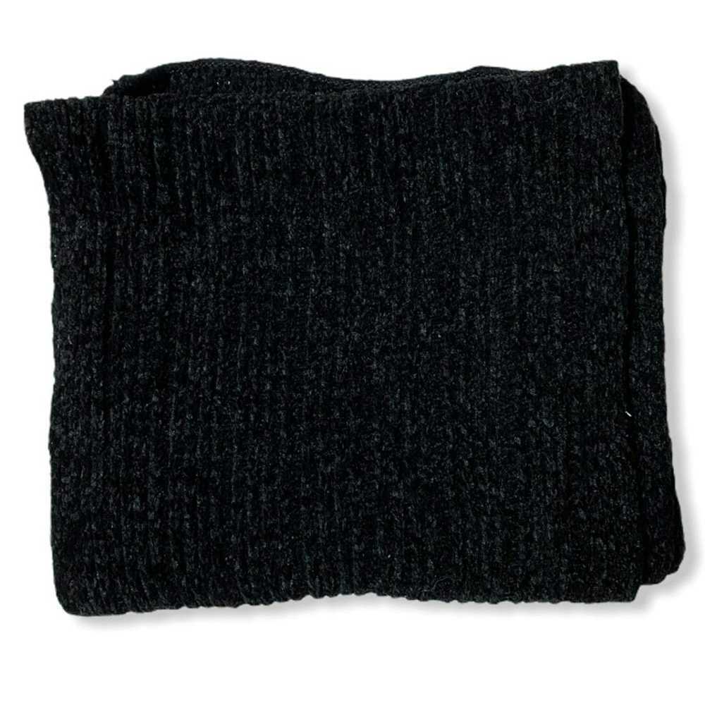 Other Black textured winter scarf - image 1