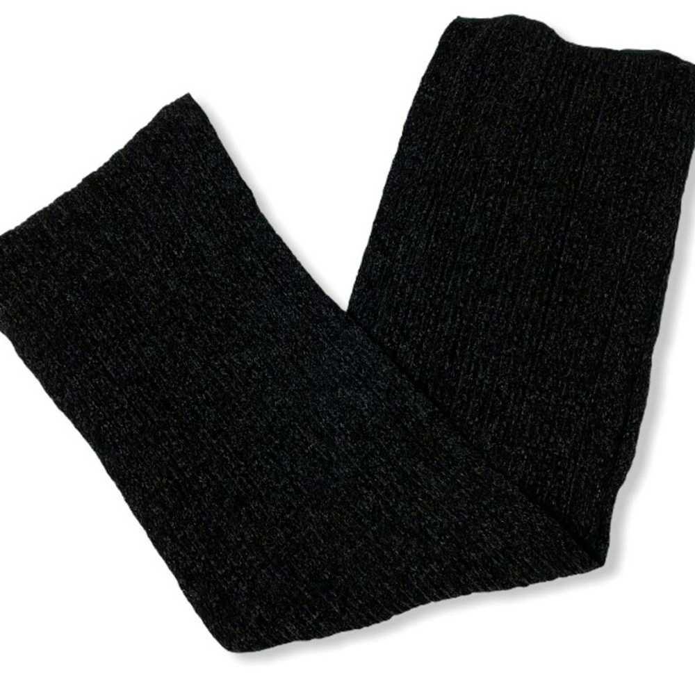 Other Black textured winter scarf - image 2