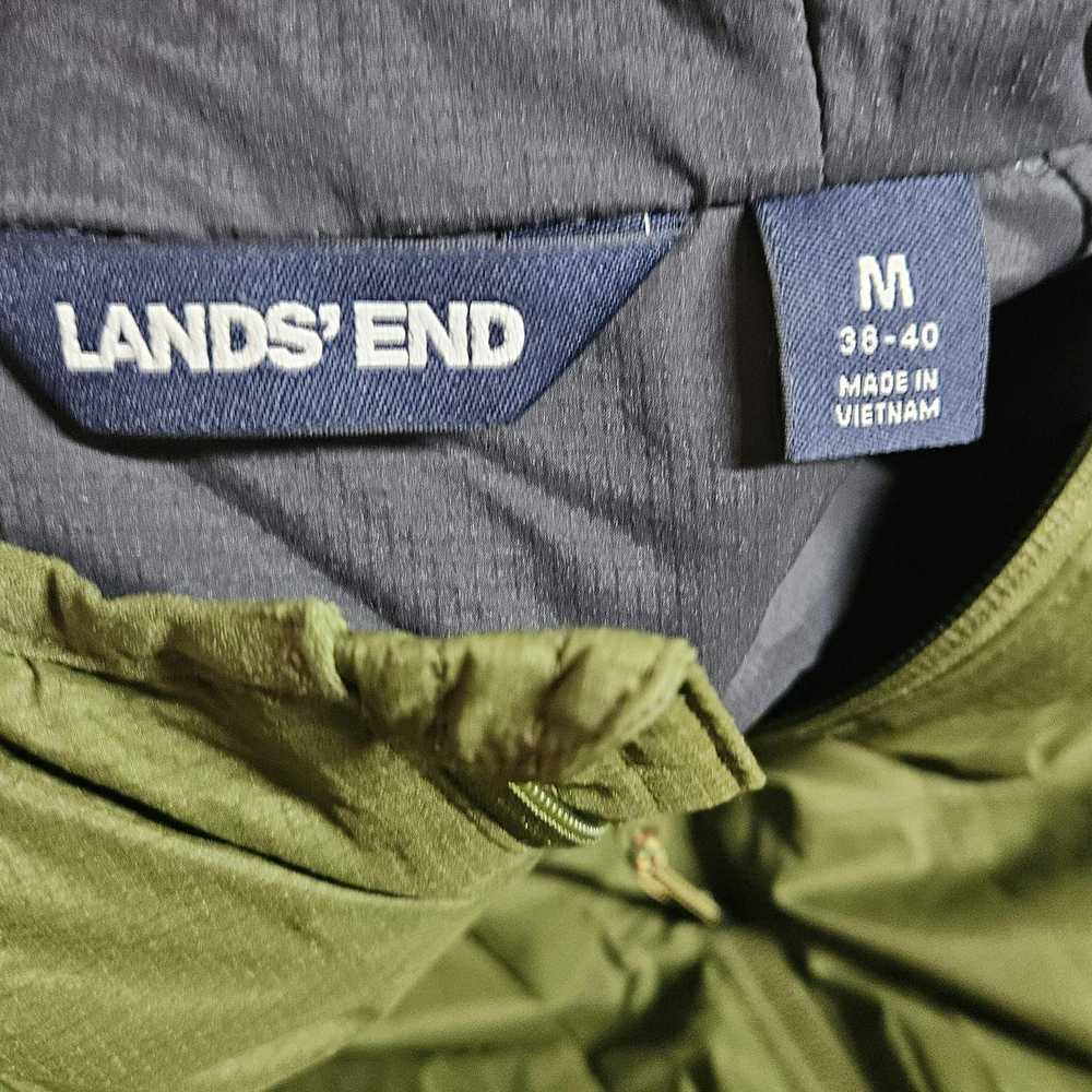 Lands End Lands End Green Lightweight Puffer Coat… - image 3