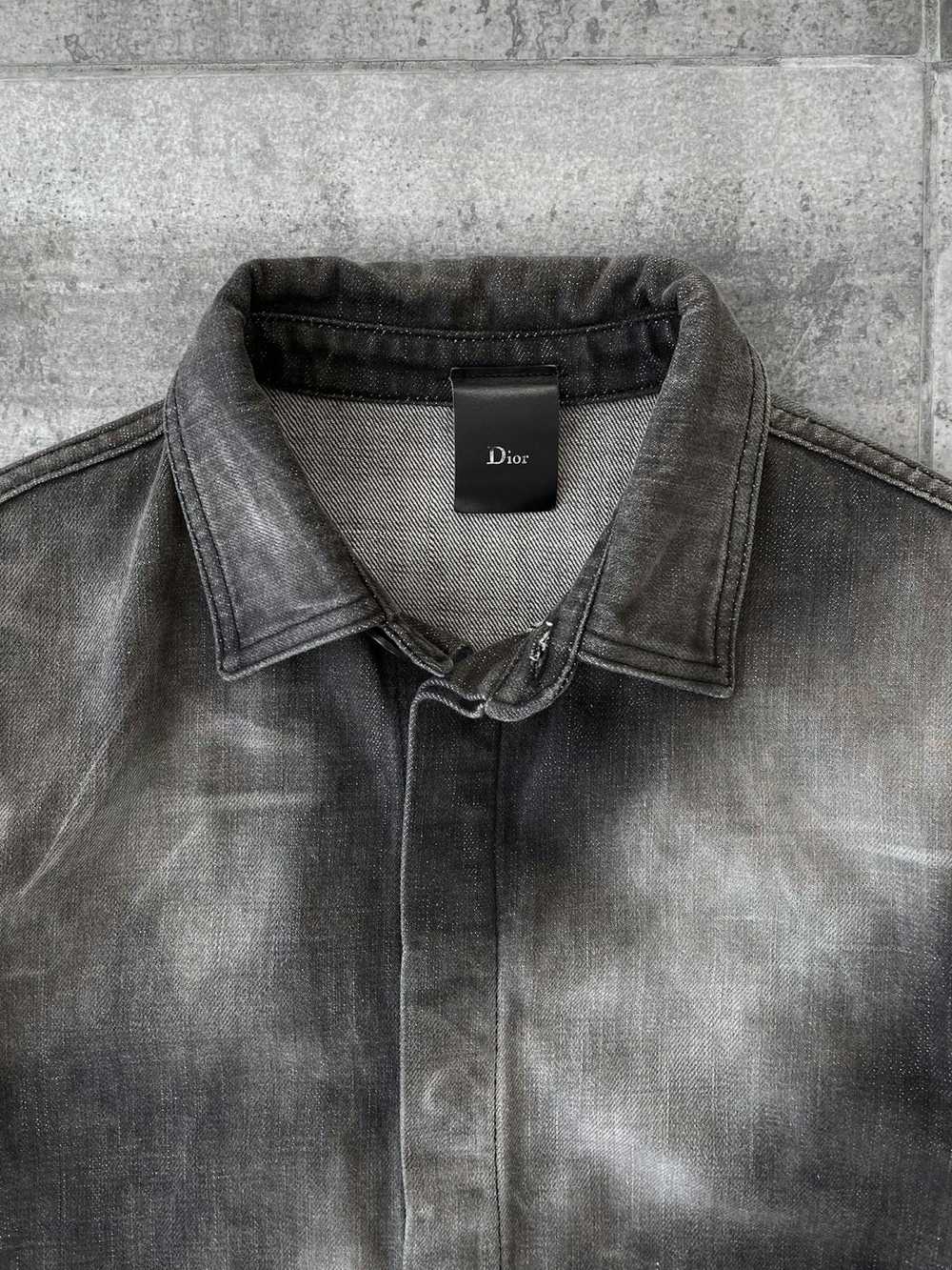 Dior SS2003 “Follow Me” faded denim jacket - image 3