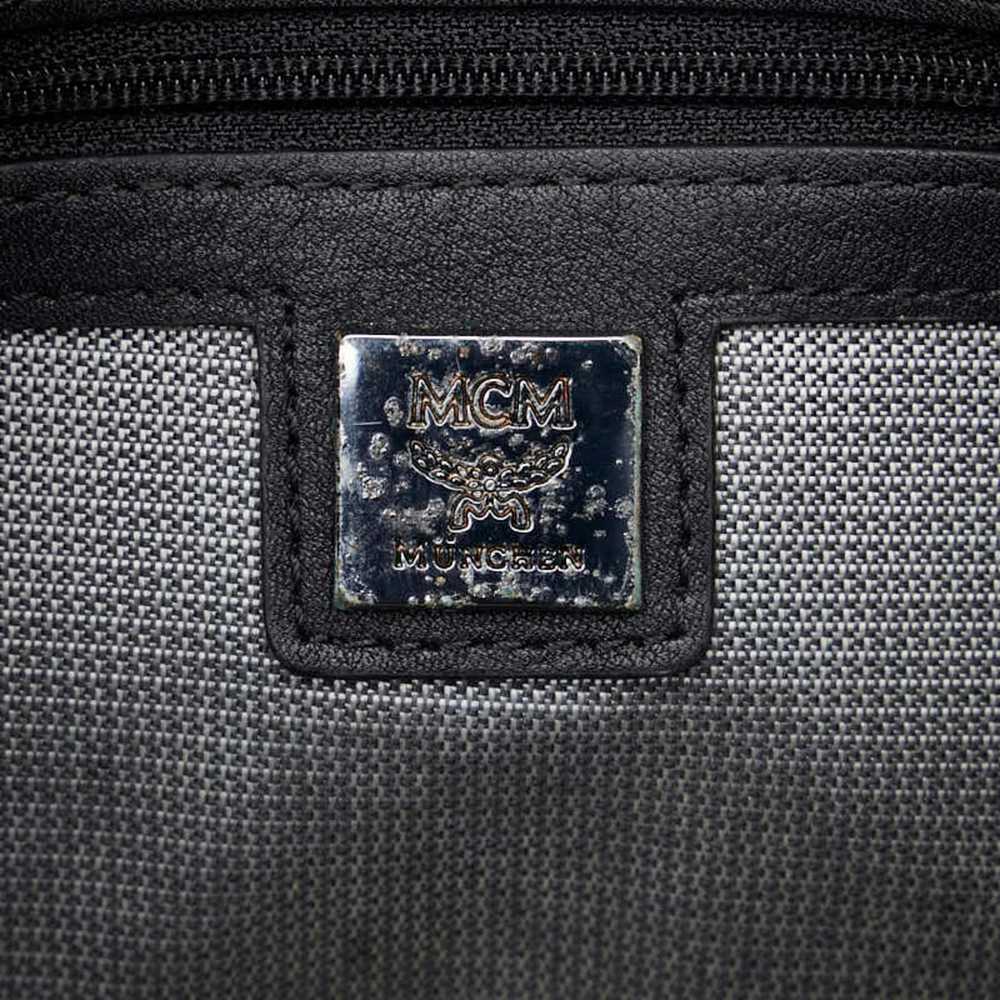 MCM MCM Visetos Glam Clutch Bag Second Black PVC … - image 9