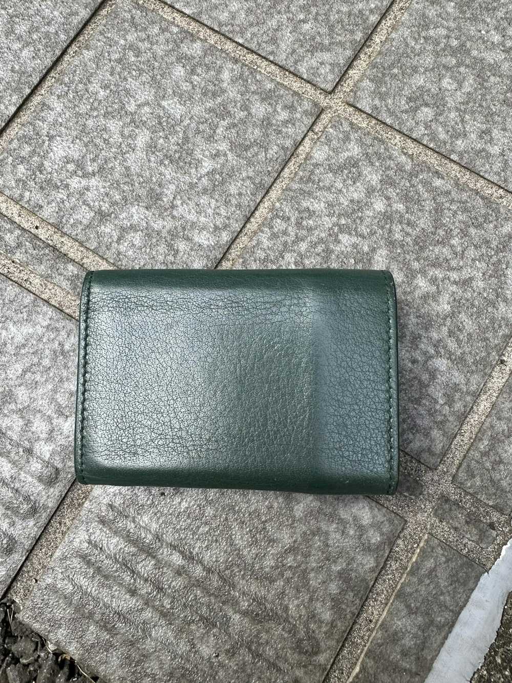 Balenciaga Balenciaga Turquiose Tri-Fold Wallet - image 2