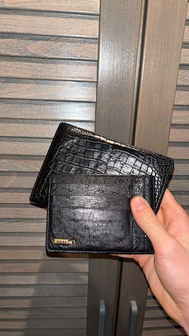 Zilli ZILLI CROCODILE BLACK WALLETS