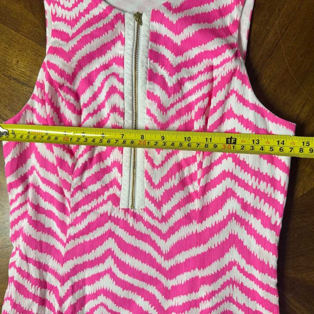 Lilly Pulitzer Penelope Shift Pink Zebron Zip Cut… - image 4