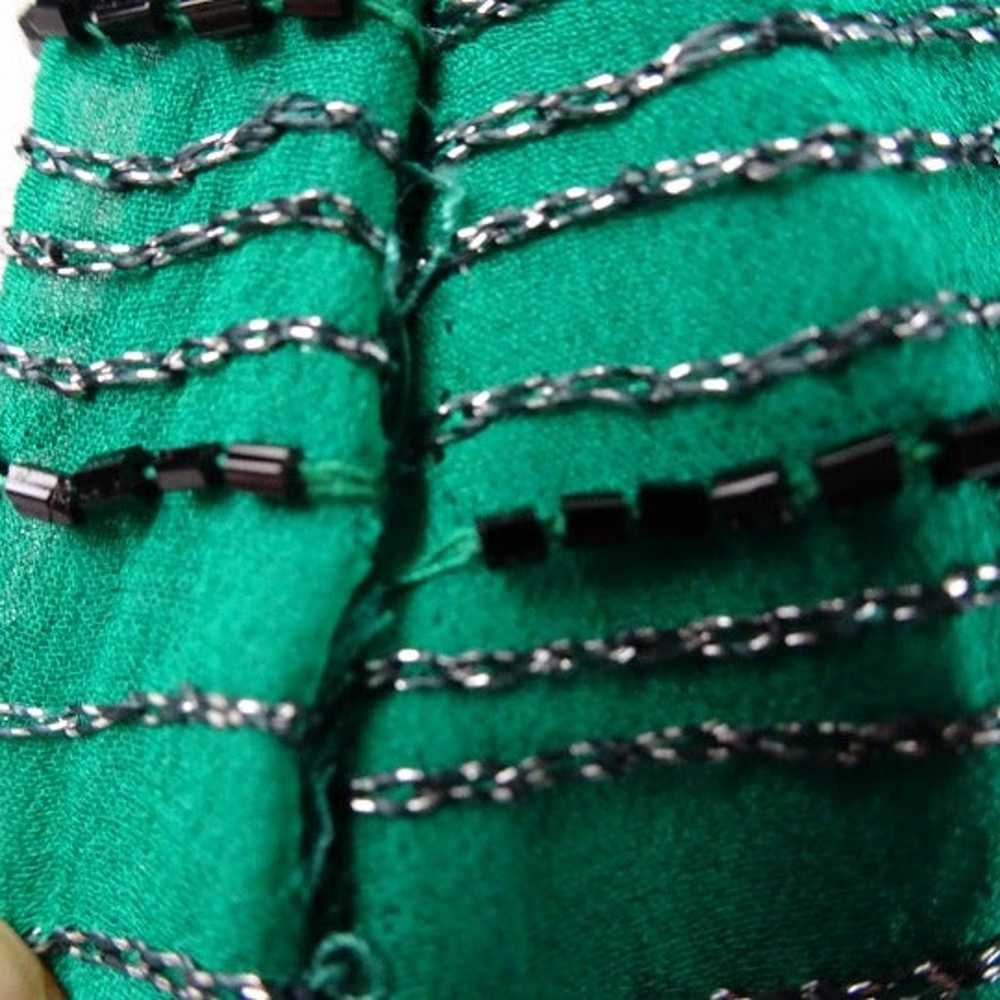 Raga Women Beaded Green Dress Size S - image 10