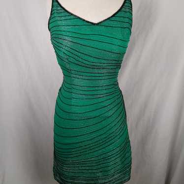 Raga Women Beaded Green Dress Size S - image 1