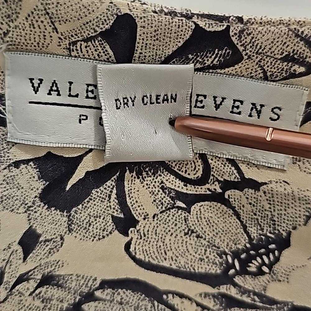 Valerie Stevens Vintage Pure Silk Sleeveless Butt… - image 7