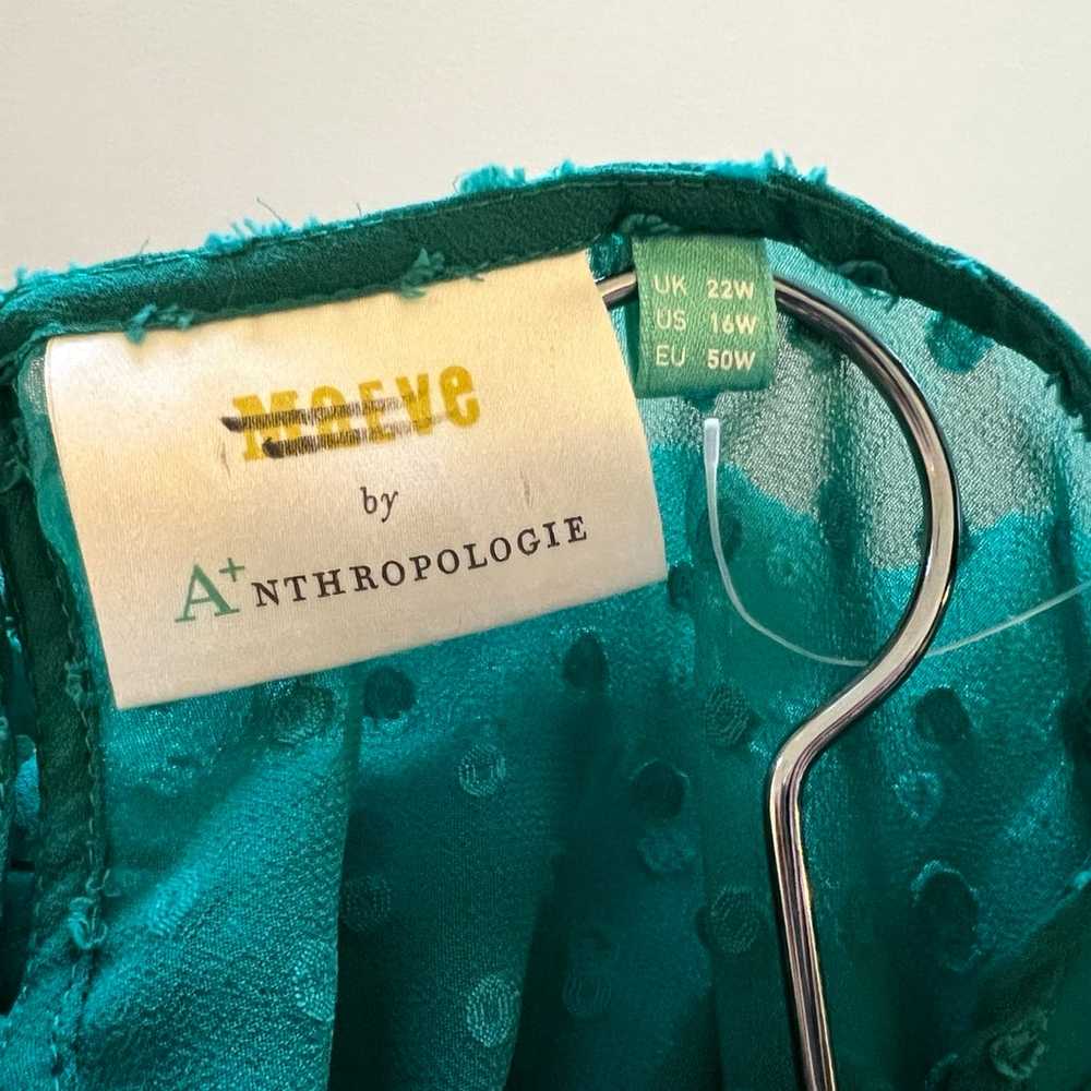 Anthropologie Pleated Swiss Dot Dress - image 3