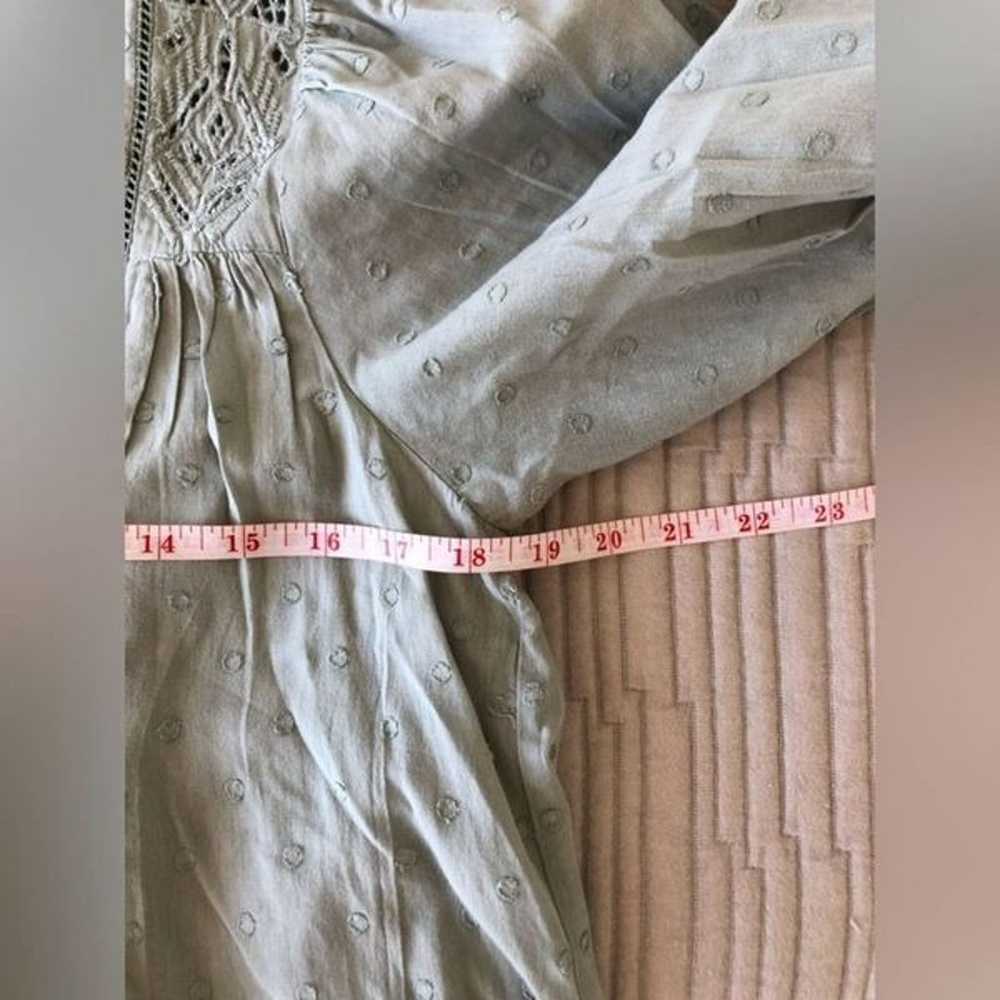 Zara Openwork Embroidery V-Neck Mini Dress Size X… - image 6
