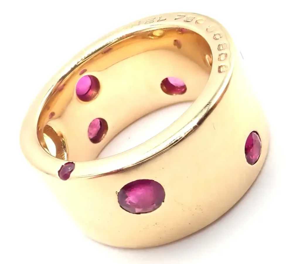 Authentic! Chanel 18k Yellow Gold Ruby Yellow Sap… - image 10