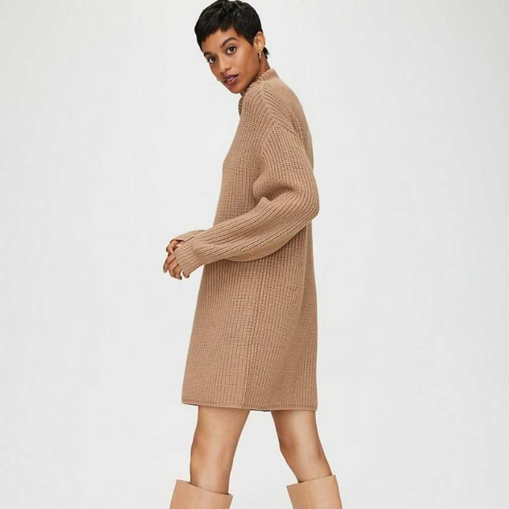 wilfred - montpellier dress merino wool turtlenec… - image 2
