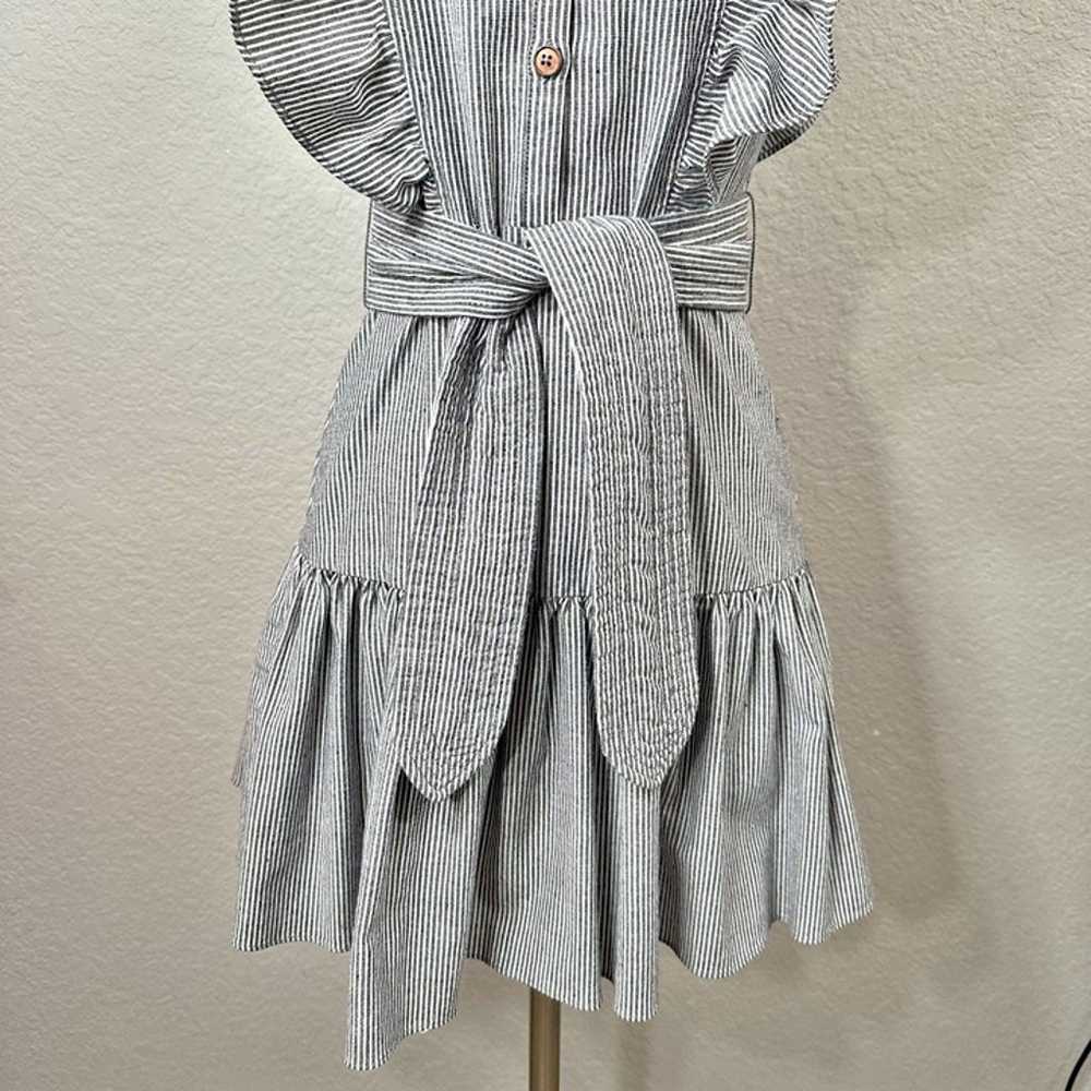 Saylor Melody Striped Ruffle Mini Dress - image 4