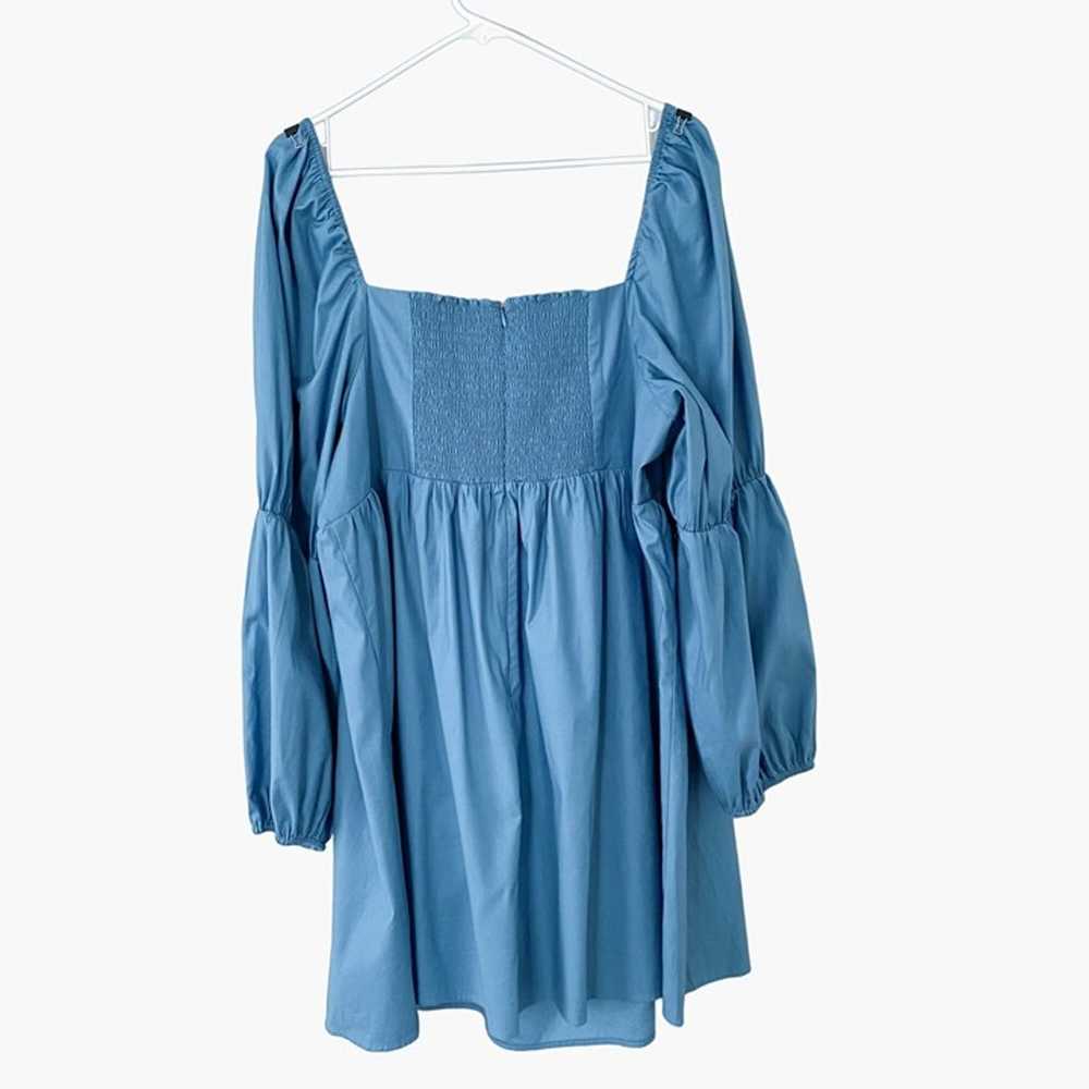 Reformation Michaela Mini Dress Size 20 Azure Blu… - image 3