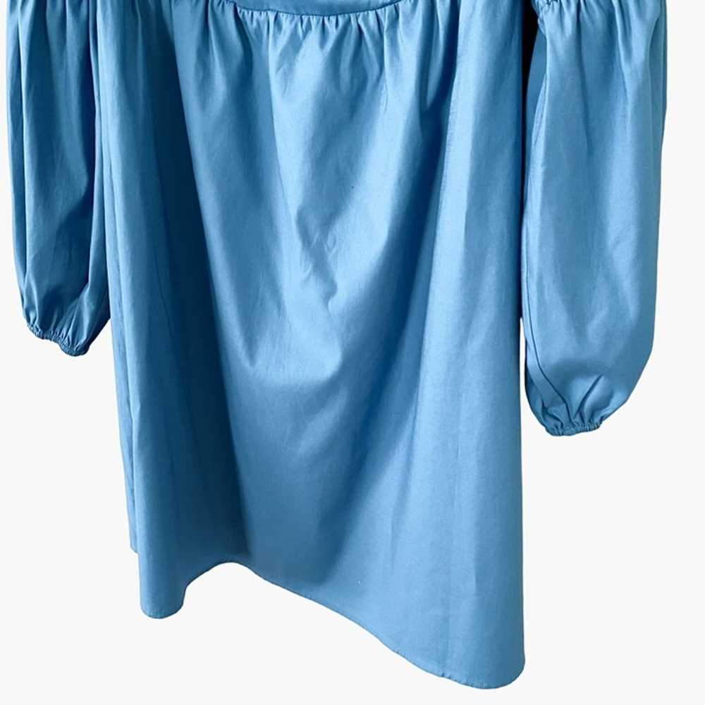 Reformation Michaela Mini Dress Size 20 Azure Blu… - image 5