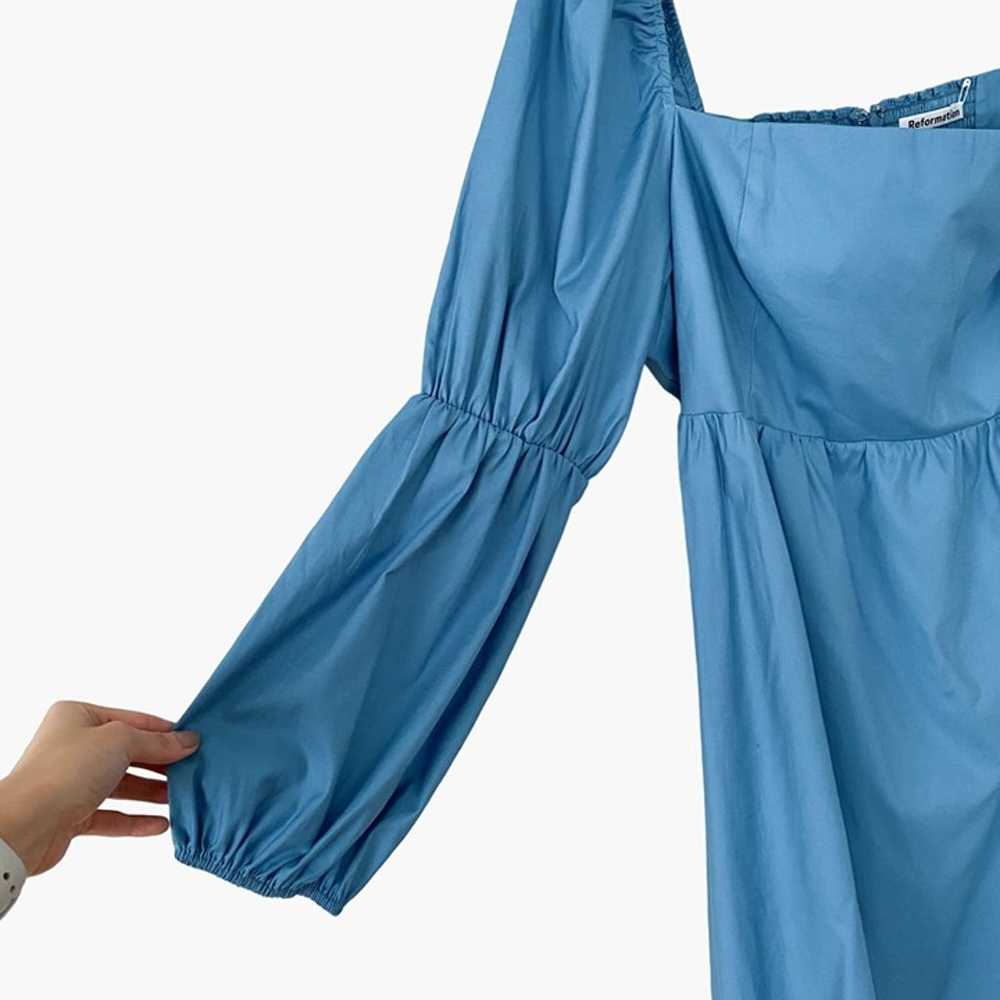 Reformation Michaela Mini Dress Size 20 Azure Blu… - image 6