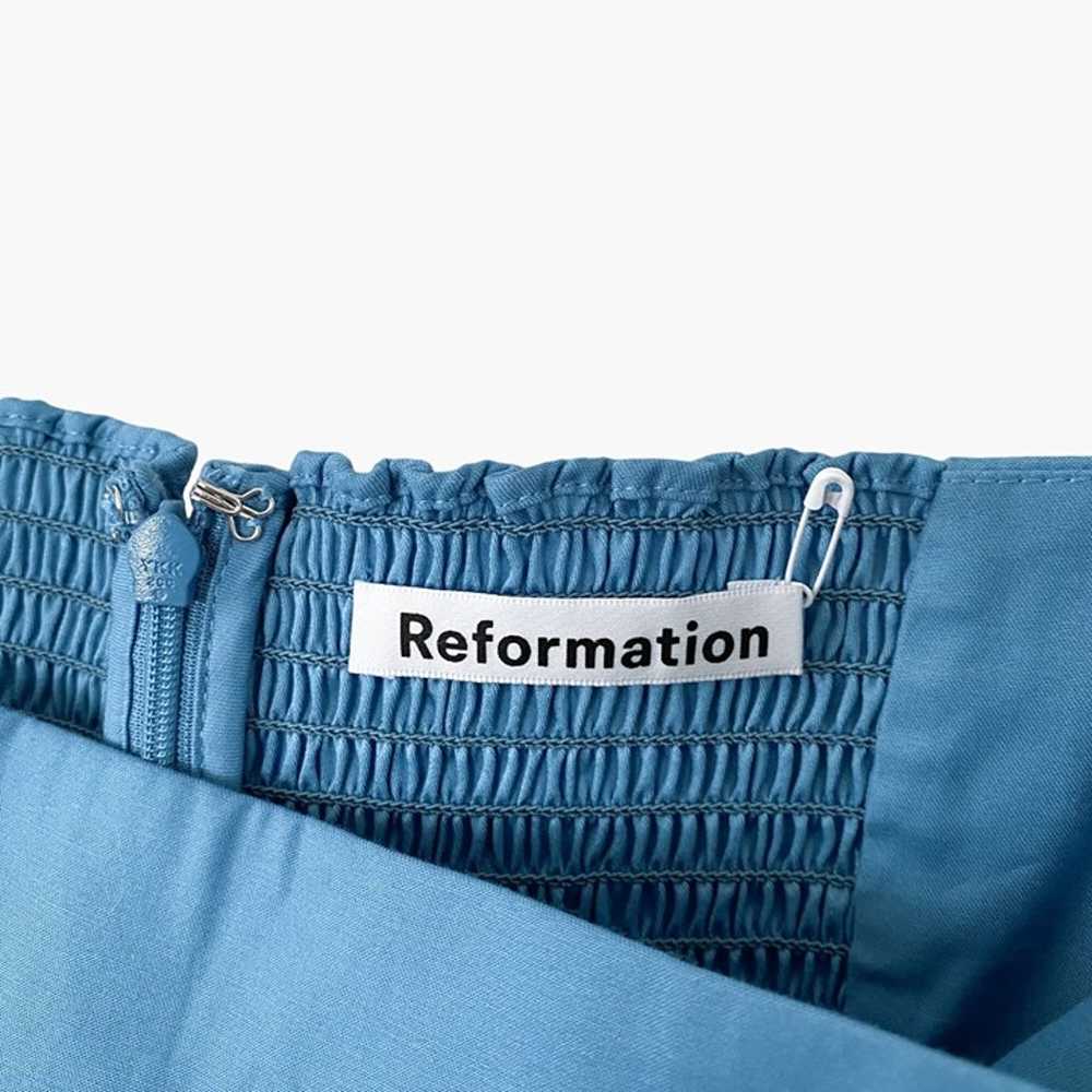 Reformation Michaela Mini Dress Size 20 Azure Blu… - image 8