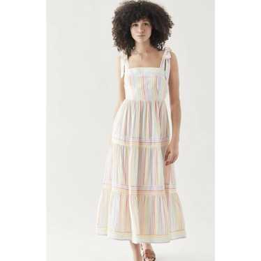 Yumi Kim Tie-Straps Color Me Maxi dress - Stripes… - image 1