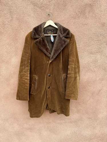 Corduroy Campus Outerwear Men's Coat - as is