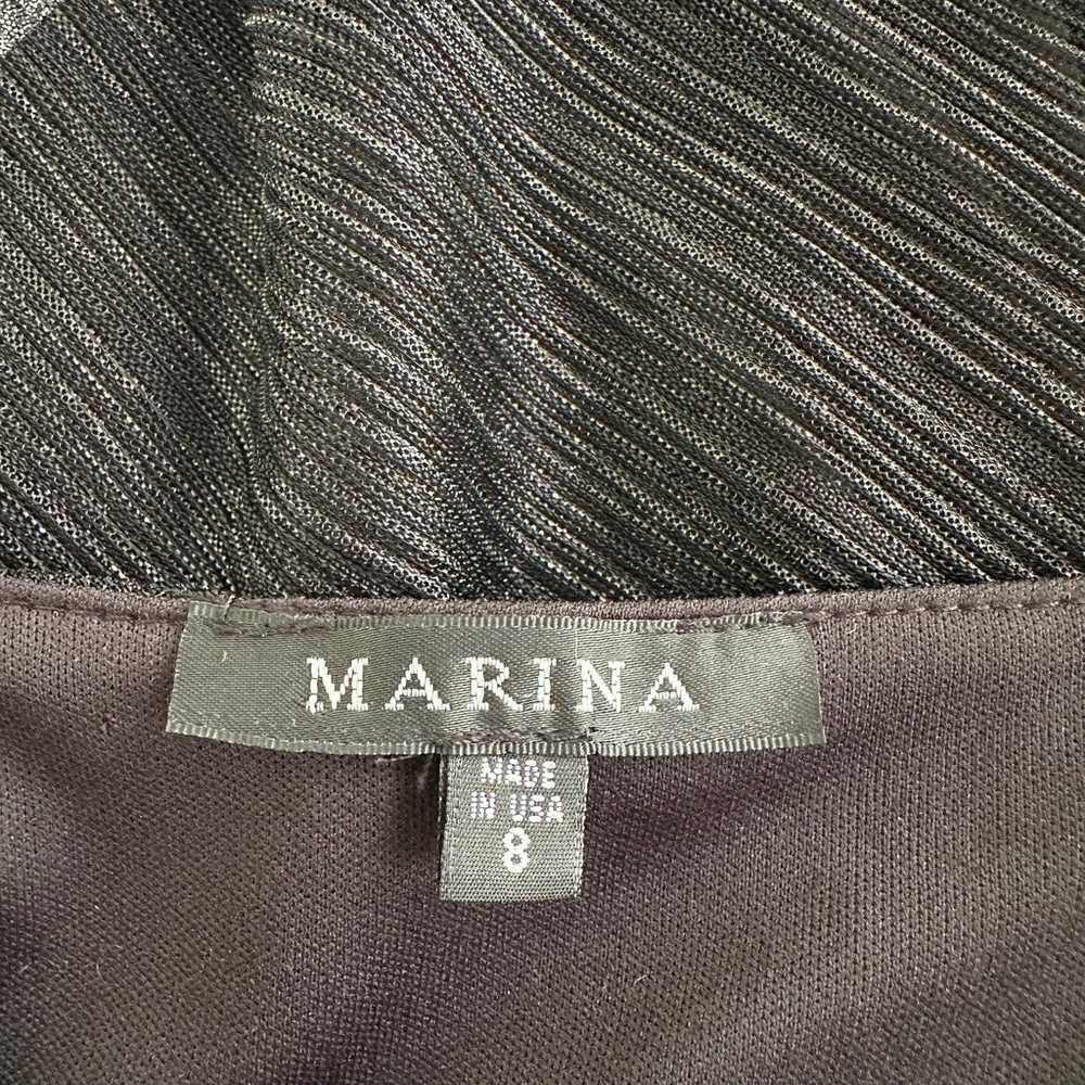 Vintage Marina 90s y2k slip dress maxi Cowl neck … - image 9