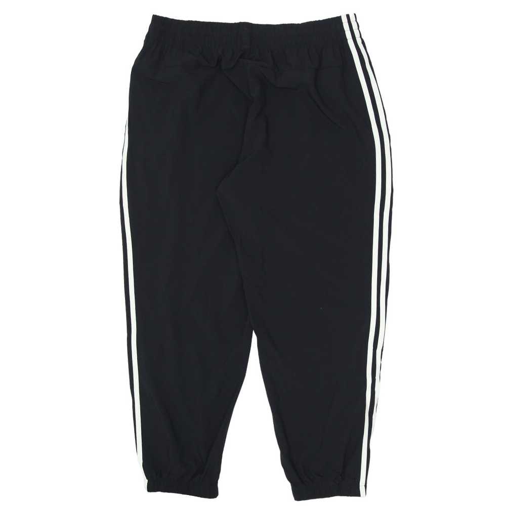 Ladies Adidas White Stripes Nylon Track Jogger Pa… - image 2