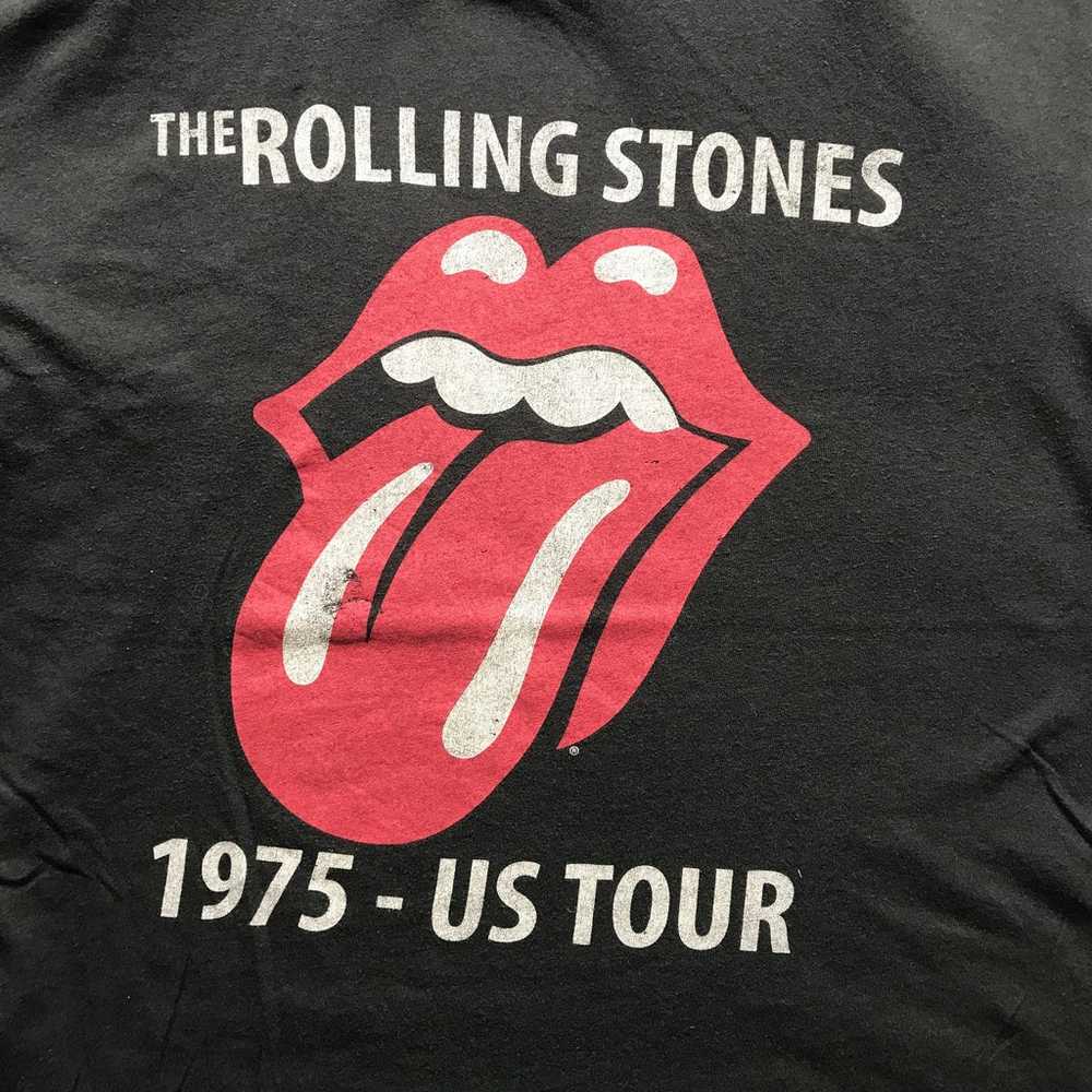 The Rolling Stones 1975 US Tour Music T-Shirt Men… - image 6