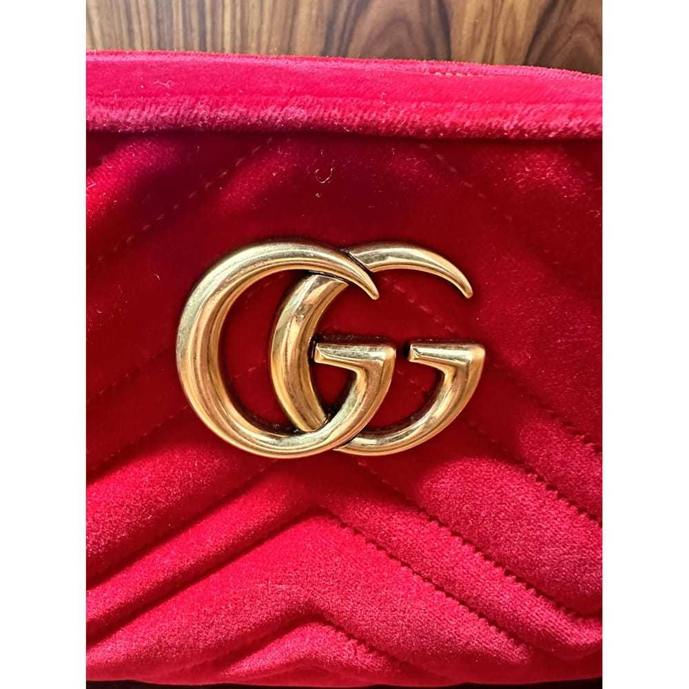 Gucci Marmont velvet clutch bag - image 10