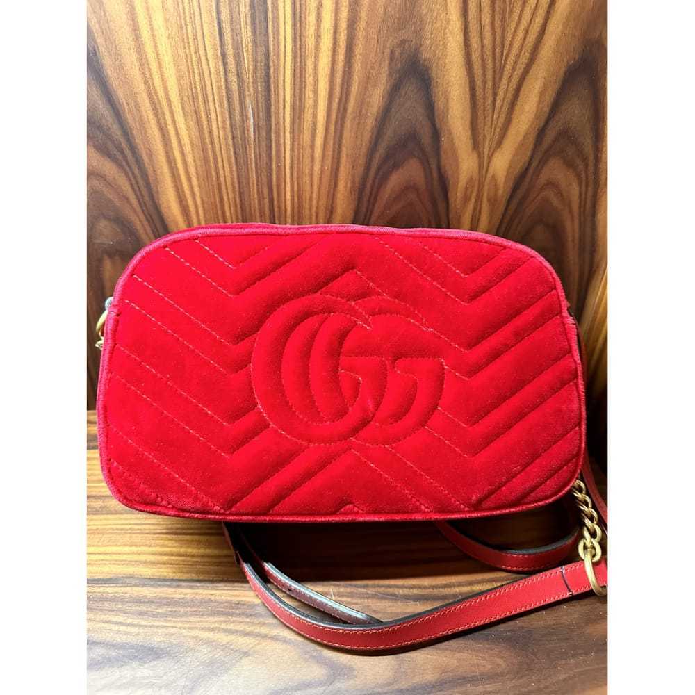 Gucci Marmont velvet clutch bag - image 5