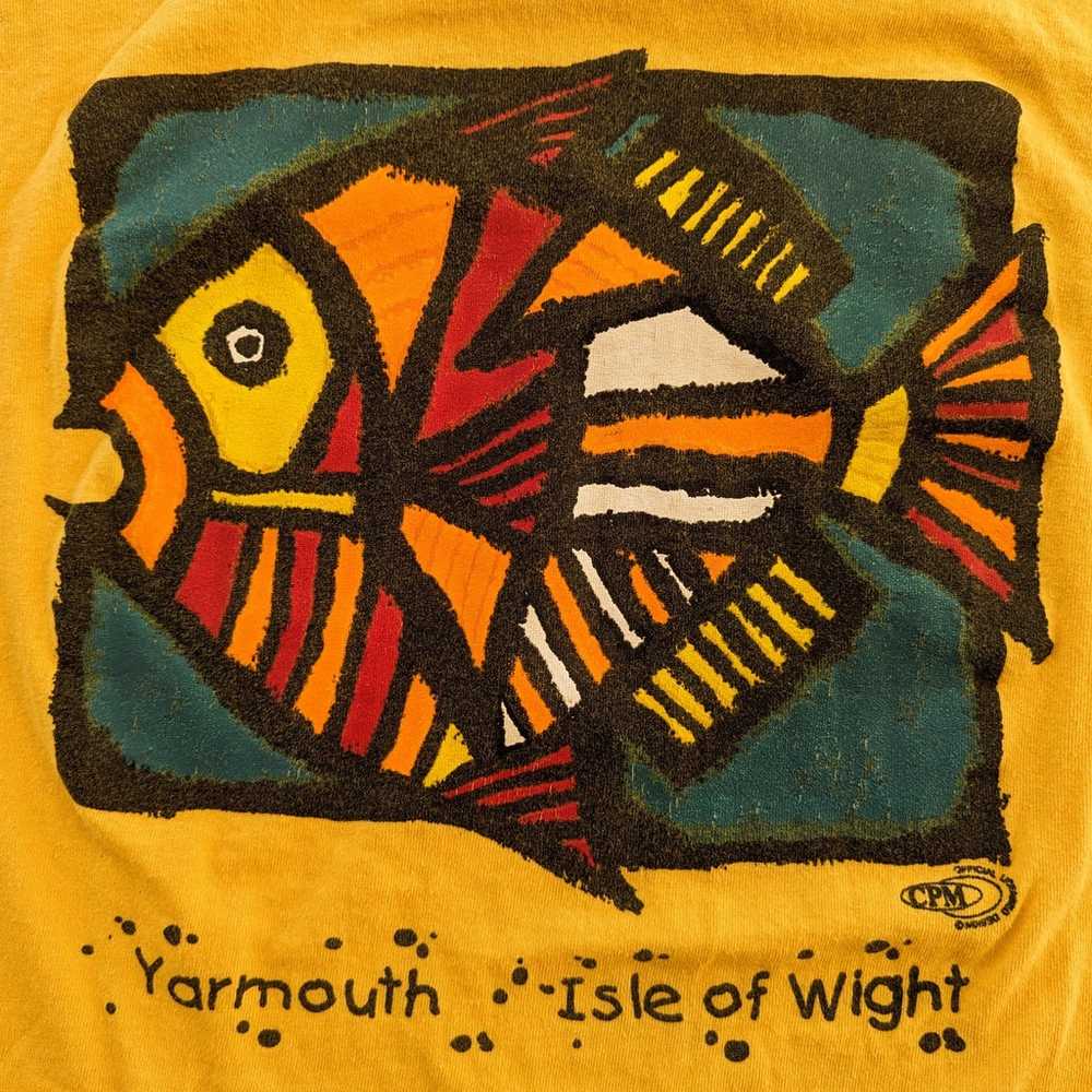 Vintage 90s Screen Stars Yarmouth Maine Fish Grap… - image 2