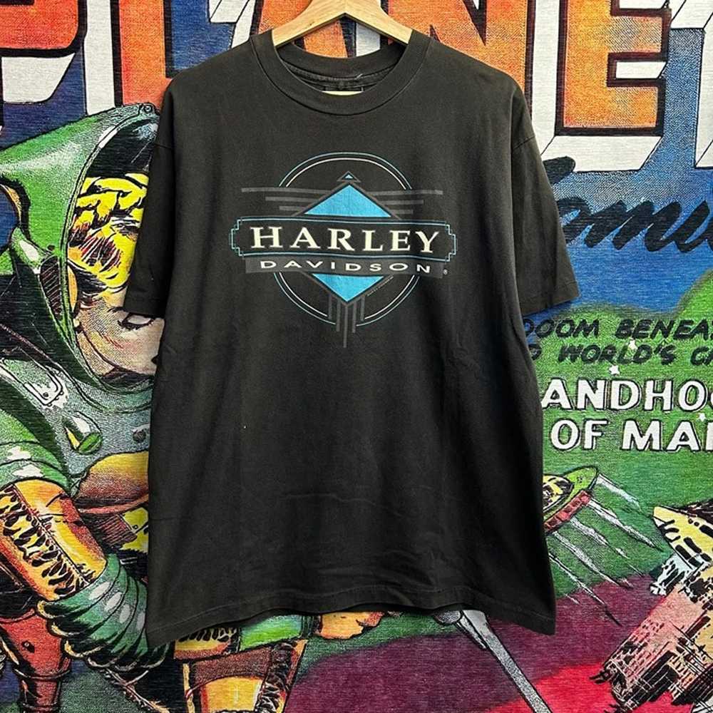Vintage 90’s Harley Davidson Logo Tee Size Large - image 1