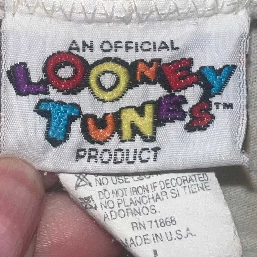 Vintage 1995 Looney Tunes single stitch shirt siz… - image 3