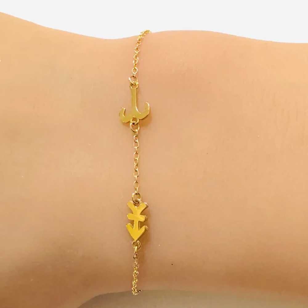 Vintage Solid 14k Yellow Gold Estate Zodiac Sign … - image 2