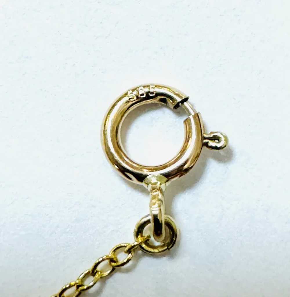 Vintage Solid 14k Yellow Gold Estate Zodiac Sign … - image 3