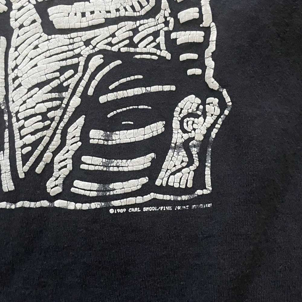 Vintage 1989 Carl Smool Art T-Shirt Wake Up Smell… - image 4