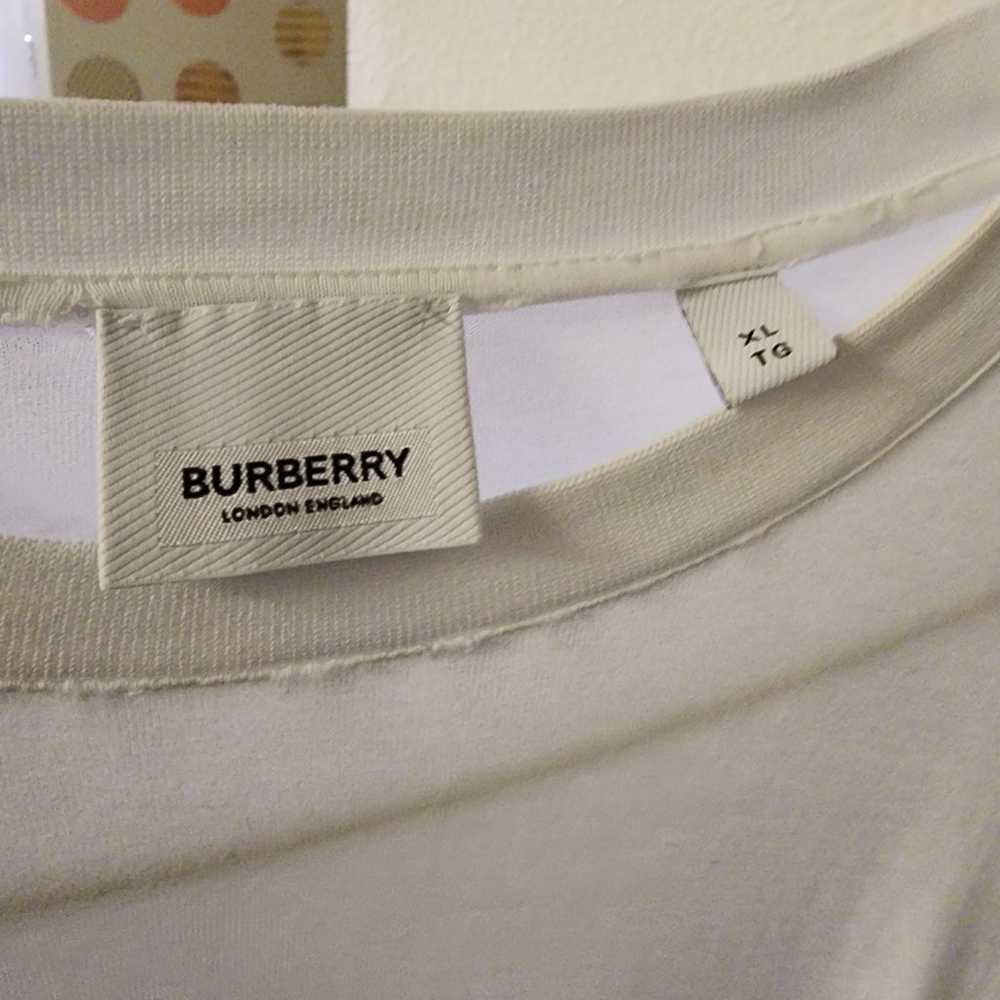 Burberry TB Monogram Short sleeve White XL - image 2